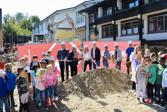 Spatenstick Förderzentrum Irschenberg